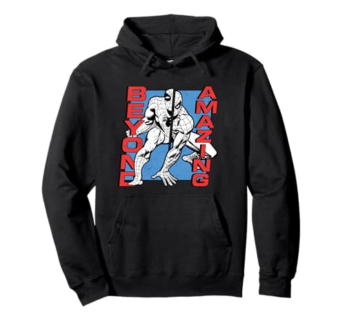 Sweat Spider-Man Beyond Amazing hoodie capuche homme pull noir rouge