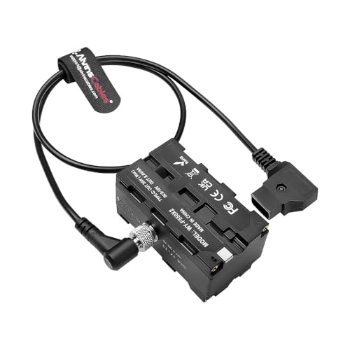 Câble D-tap NP-F double face pour filmer sans interruption sur les tournages vidéo avec Smallhd