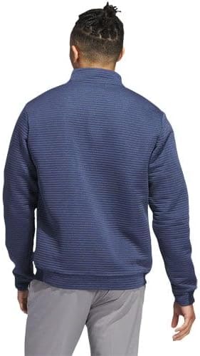 Adidas Mens Ultimate365 DWR Textured Quarter-Zip Pullover - Image 2
