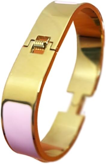 Women 18K Gold Plated bracelet, Letter Enamel Bracelet Couple Bracelet, exclusive Women Gift - Image 2