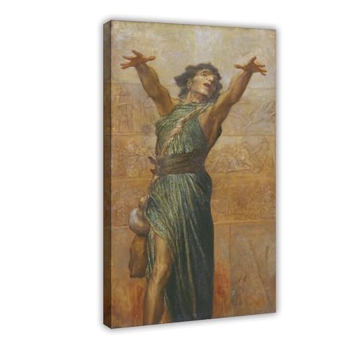 Toile Jonah par George Frederick Watts - Cadre Suspendu 20x30 cm