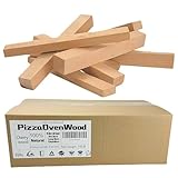 OakCookWood Outdoor Fire Pit & Campfire Smoking Mini Firewood, Kiln-Dried 6-Inch Cherry Wood for Solo Stove Bonfire, Bark-Free Assorted Kindling & Logs, Outdoor Wood Logs for Fuel 19-lb Box