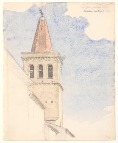 Tableau Toile Affiches d'Art Klokketårn I Sansepolcro Joakim Skovgaard déco murale