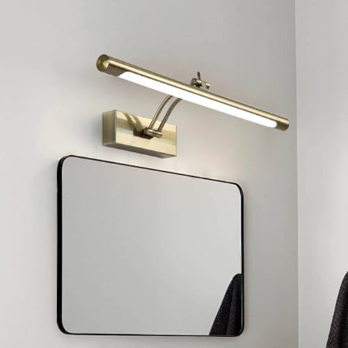 Lámpara de pared orientable con luz blanca LED rectangular para el espejo 7