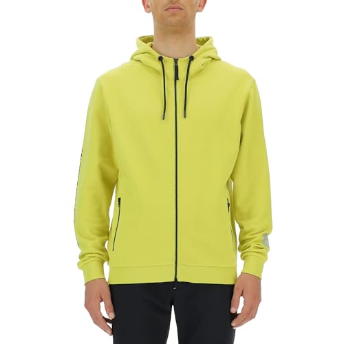 Jeep Sweatshirt Homme avec Poches Zippées Pratiques et Capuche Sport