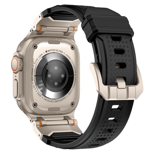 Bracelets de montre en caoutchouc fluoré SAAWEE robustes et imperméables