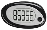 Pedometer Walking Simple 3D Step Counter with Clip and Lanyard, Activities Fitness Tracker Without Smartphone, Accurate Step Tracker for Women, Men, Seniors (Black)