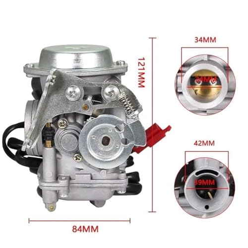 Gaźniki motocyklowe Gaźnik motocyklowy Gaźnik motocyklowy pasujący do Yamahy, pasuje do Liying 125CC ZY125 CRAB, części zamienne do układu paliwowego