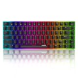 AJAZZ AK33 Tastiera Gamer Meccanica Rosso Mini Tastiera Gaming Red Tasti Retroilluminati RGB Persona