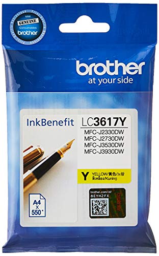 Brother LC3617Y Yellow Ink Cartridge