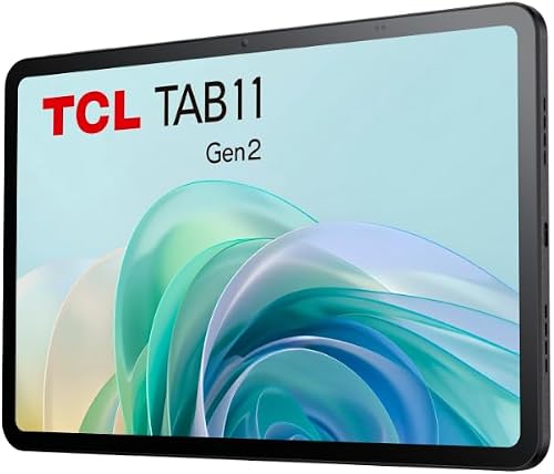 TCL Tab 11 Gen 2, écran NXTVISION de 11 Pouces, Stockage de 256 Go (Extensible jusqu'à 1 to), 6 Go de RAM (+ Extension de 6 Go de RAM), Batterie de 8000 mAh, Charge Rapide, Tablette Android WiFi - 4