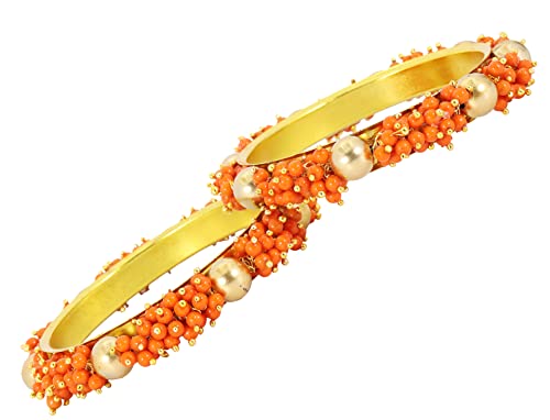Image of NMII Metal and Zircon Studded Kadaa set for Women /Girls