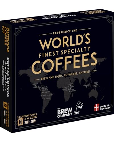 Original Gourmet Coffee Gifts for Men & Women with 3 Worlds Finest Coffees