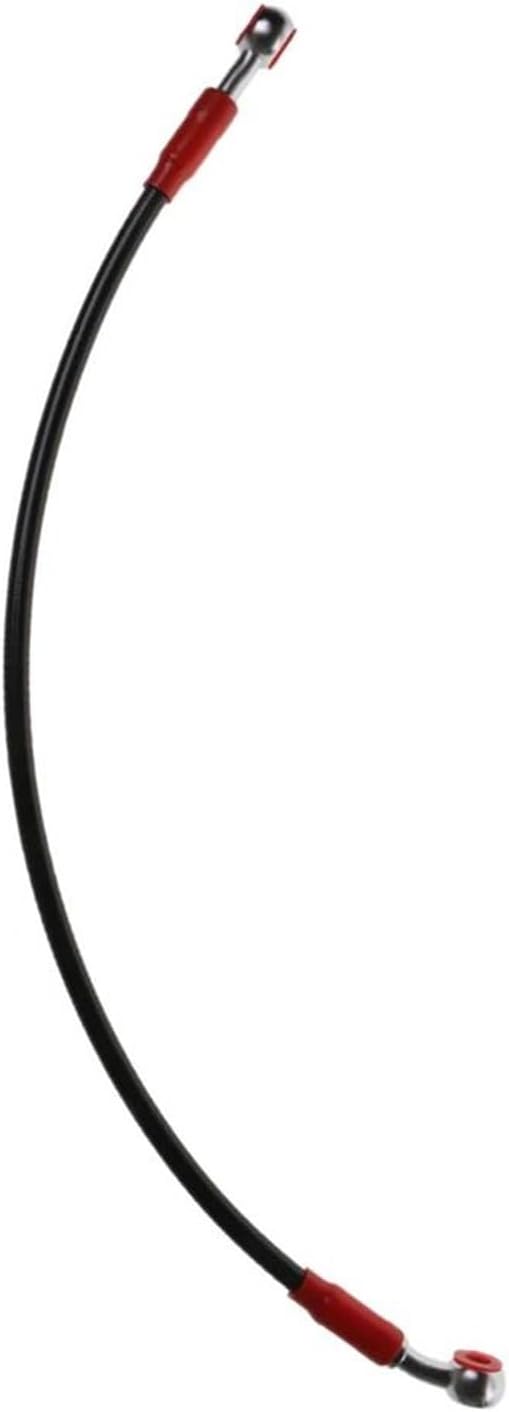 Brake accessories 45cm Motorcycle Brake Oil Hose Line Stainless Steel Braided Cable Black
