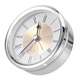 Conception unique : présente une forme ronde avec un look simple et élégant, adapté à divers styles de décoration, horloge pour enfants, horloge de table