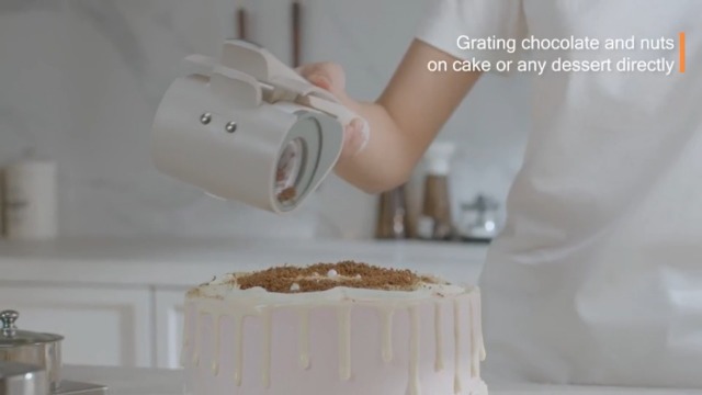 Rallador eléctrico de queso portátil miniatura 7