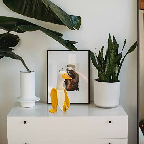 Banana Duck Statue, Creative Art Statue Garden Sculpture Funny Resin Figurines Decor Statues For Living Room Bedroom Patio Outdoor Decor, Green, (Al669) #TOP5