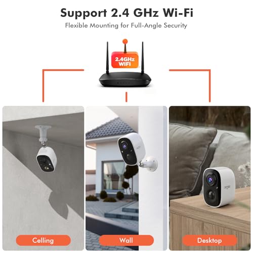 Wireless Outdoor Camera System 2-Pack