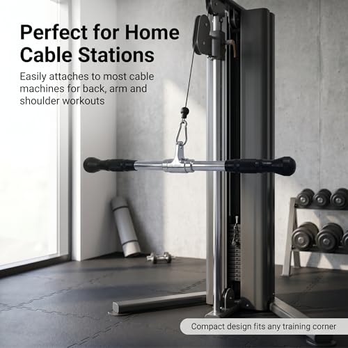 qibylift Barbell Lat Pull Down Tricep Straight Bar Cable Attachment by qibylift - Used condition - Image 7