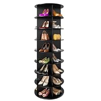 Amazon｜SpaceAid (スペースエイド) 7段回転シューズラックタワー 回転