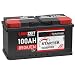 LANGZEIT Autobatterie 100Ah 12V 850A/EN Batterie ersetzt 95Ah 92Ah 90Ah 88Ah