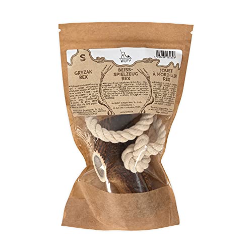 WUFY Kauspielzeug Hirschgeweih für Hunde Beißspielzeug Kaustab Geweihsnack Kaugeweih Hirsch Abwurfstangen Beschäftigungsspielzeug natürlicher Kausnack für Zahnpflege - extrem langlebig Cover