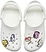 Crocs® Jibbitz Charms – Mixed Characters for Kids Shoes – Synthetic Material – Easy Attachment – Post Closure My Little Pony 5-Pack One Size One Size