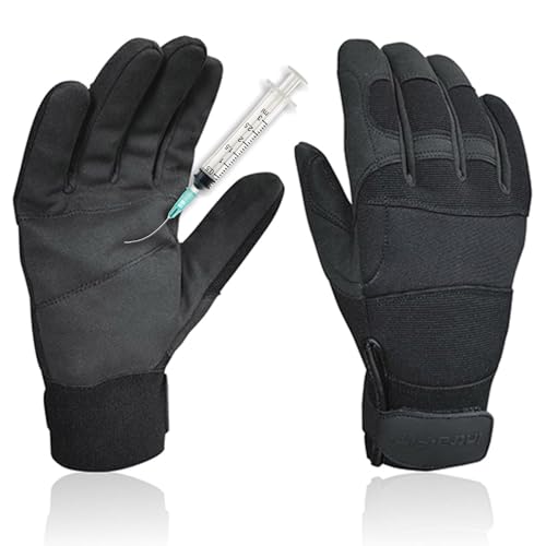 Intra-FIT Needle Puncture & Thorn Proof Gloves, Level 3 Needlestick Resistant Work gloves for Garden & Animal Handling