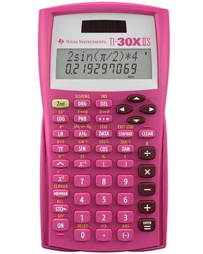 Image of Texas Instruments TI-30X IIS 2-Line Scientific Calculator, Pink