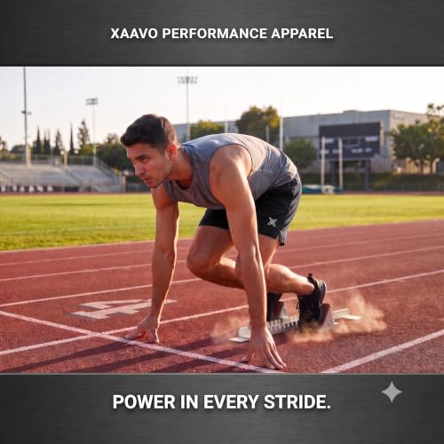 Image of Xaavo Men's Navy Blue NS Lycra Shorts for Gym, Running & Sports