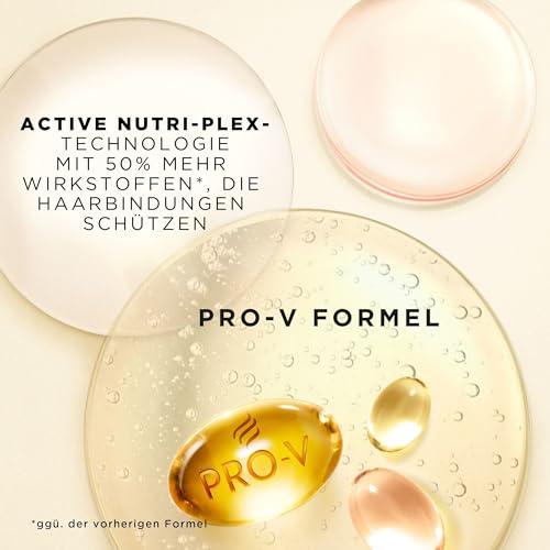 Foto von Pantene Pro-V Glatt & Seidig Keratin Reconstruct Haarmaske Für Widerspenstiges Haar, Haarpflege Glanz, Anti-Frizz, Anti Frizz, Haarkur, Haarmaske, Haare Kur, Haar Mask, Beauty, Gold, 300ml