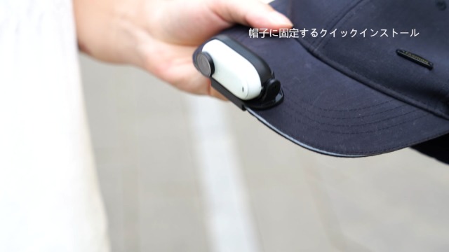 Amazon | PULUZ 磁気フレーム固定キャップハットクリップ Insta360 GO3