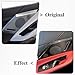 Jogon Carbon Fiber Side Door Speaker Cover Trim for Chevrolet Corvette C8 Z06 Z51 Stingray 2020 2021 2022 2023 2024 Interior Audio Horn Frame Sticker (Glossy Black)