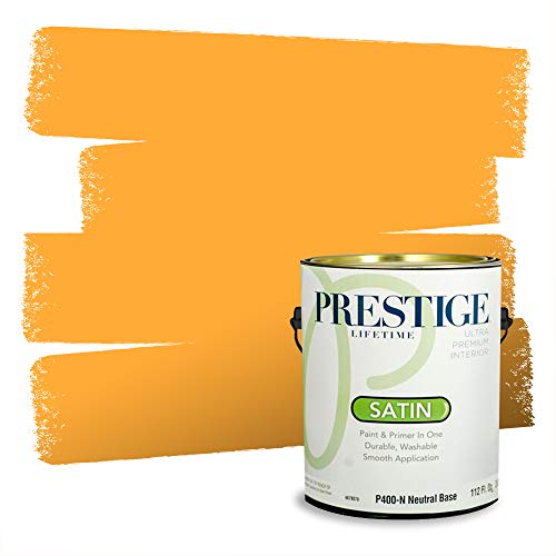 PRESTIGE Paints P400-N-3009-2VP Paint and Primer In One, 1 gallon, Sunset Glow