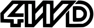 4WD - Syncro Style - Sticker/Decal Black