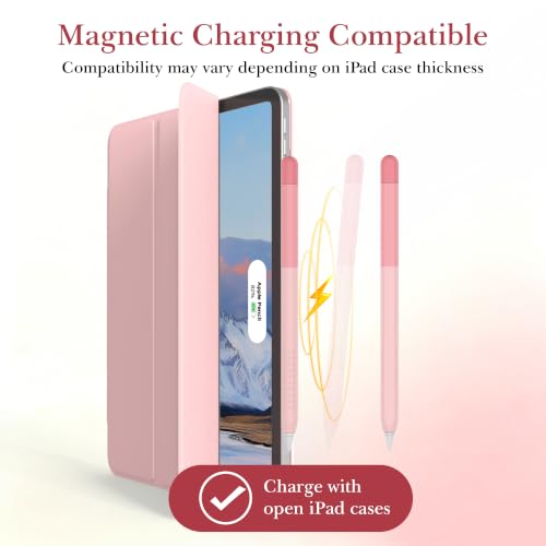 Image of Delidigi for Apple Pencil Pro (2024) & Apple Pencil 2nd Generation Case | 2 Pack Gradient Color Design Silicone Sleeve Cover, Comfortable Grip, Magnetic Charging Compatible, Double Tap Support