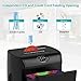 Woolsche Paper Shredder, 16-Sheet Cross Cut with 4.76-Gallon Pull Out Basket, P-4 Security Level, 3-Mode Design Shred Paper and CD/Credit Card, Durable&Fast with Jam Proof System Shredder for Office