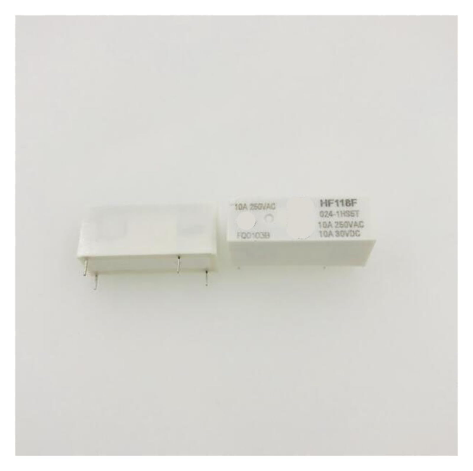 OSHZIKJII 24V relay HF118F-024-1HS5T HF118F 024-1HS5T HF118F0241HS5T 24VDC DC24V 24V 10A 250VAC 4PIN(5PCS)