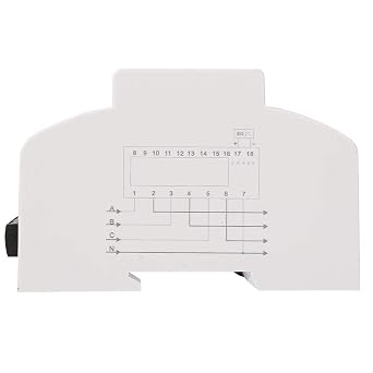 3 Phase KWh Meter,230/400V 5-100A Energy Consumption Digital Electric Power Meter 3 Phase KWh Meter with LCD