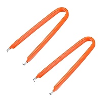 Uxcell IC Puller – Stainless Steel Chip Extractor With Insulated Vinyl Grip, Red, For Circuit Boards, ROM, Motherboards