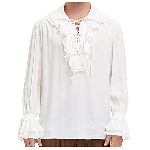 Chemise Médiévale BaronHong : Finis les costumes rigides, optez pour le confort en cosplay