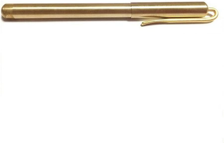 Solid Brass Pen, EDC Pocket Pen Signature Pen Pocket Pen with Clip