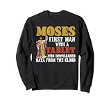 Moses first man with a tablet data from the cloud