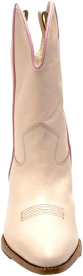 Free People Women's Borderline Western Boots, Plaster (OB1670452-1103, US Footwear Size System, Adult, Women, Numeric, Medium, 7.5)