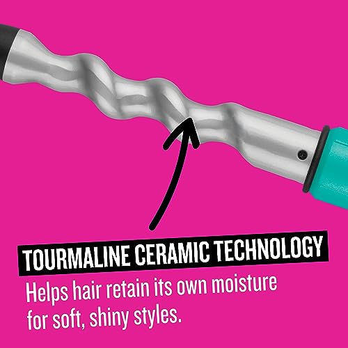Bed Head Curlipops 1” Tourmaline Ceramic Spiral Styling Iron | Clamp-Free Curling Wand | for Loose Curls with Body (1 Inch) by Bed Head - Image 4