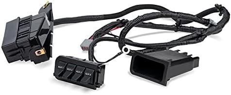 Gelunxin in-Dash Auxiliary Upfitter Switch Panel Kit Compatible with Ford F250 F350 2005-2007 Replace 5C3Z-14A303-AA