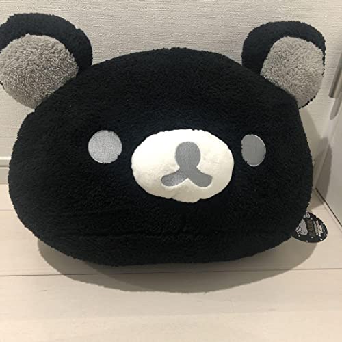 モノクロリラックマ ドーム型クッションXL プレミアム