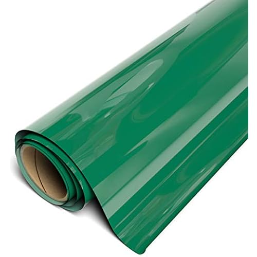 Siser EasyWeed Heat Transfer Vinyl 15" x 5ft Roll (Green) Compatible with Siser Romeo/Juliet & Other Professional or Craft Cutters - Layerable - CPSIA Certified