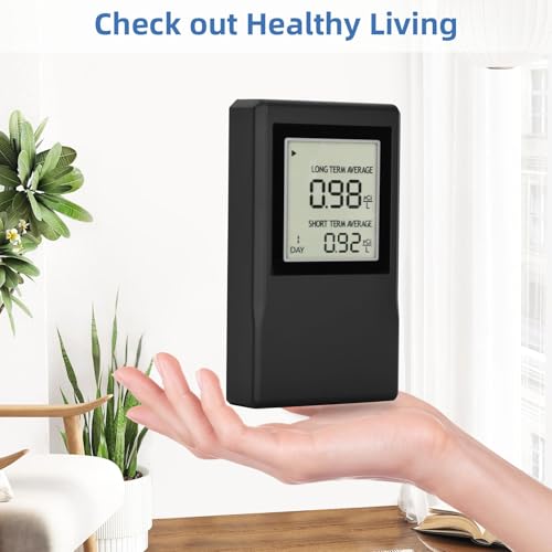 Détecteur de radon intérieur avec affichage numérique portable et mesure précise - 8