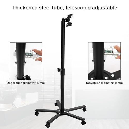 Support TV roulant à angle réglable pour optimiser l'espace et les reflets - 5